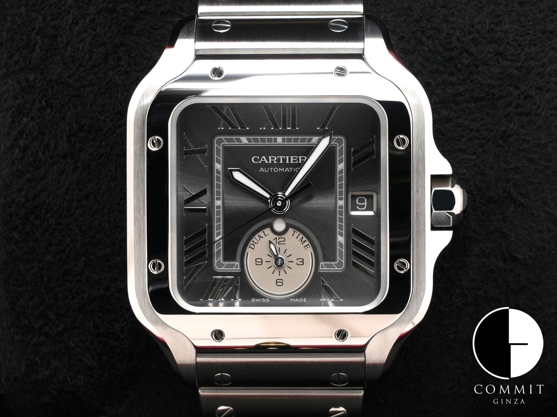 サントス ドゥ カルティエ デュアルタイム LM Ref.WSSA0076 (ID