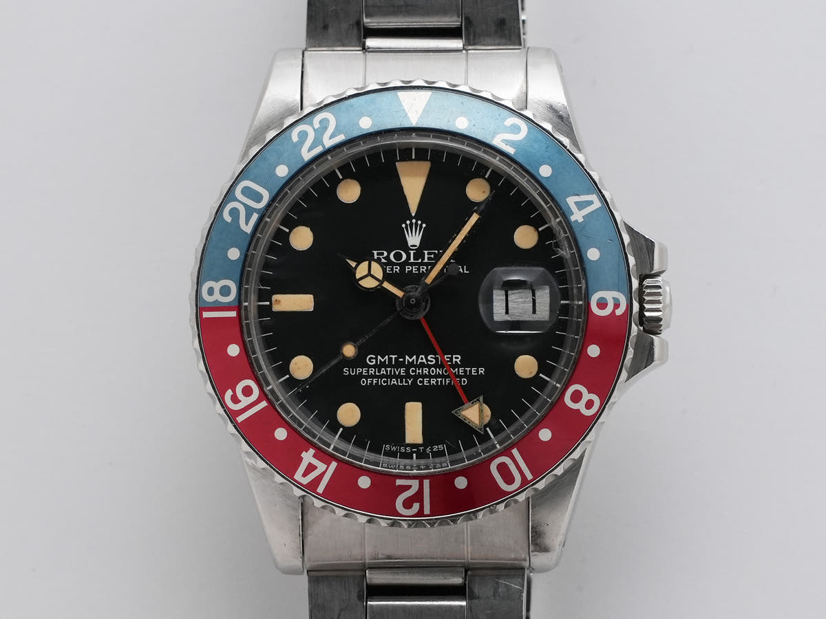 ロレックス GMTマスター Ref.1675 ブラック文字盤 中古 kfyxfib3
