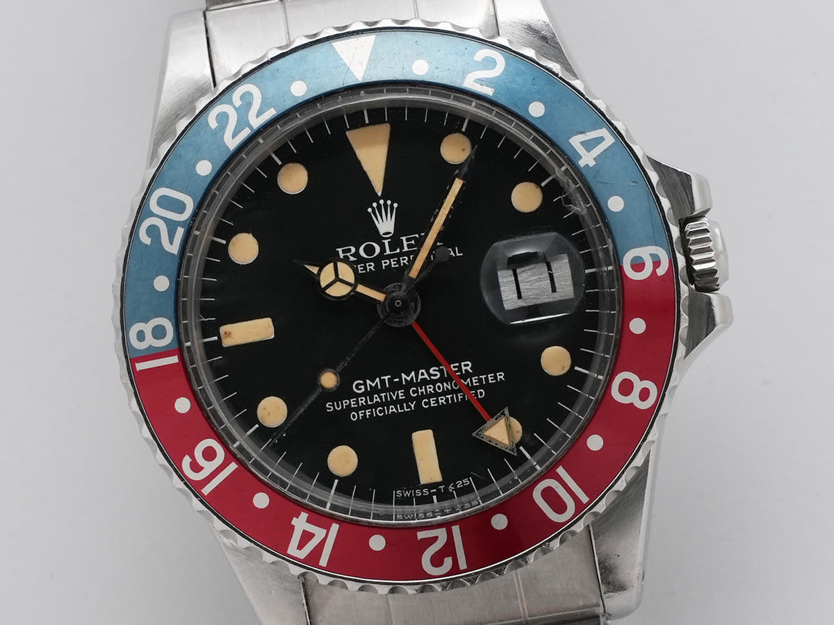 ロレックス GMTマスター Ref.1675 ブラック文字盤 中古 kfyxfib3