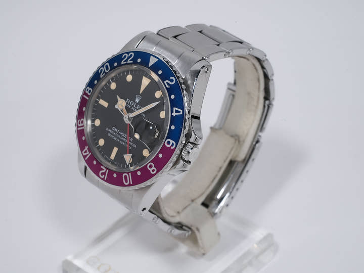ロレックス GMTマスター Ref.1675 ステンレススチール ブラック文字盤 オイスターブレスレット