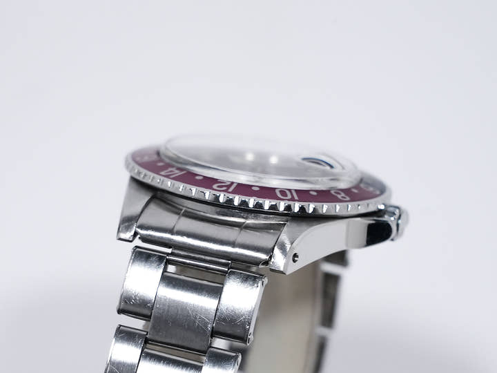 ロレックス GMTマスター Ref.1675 ステンレススチール ブラック文字盤 オイスターブレスレット