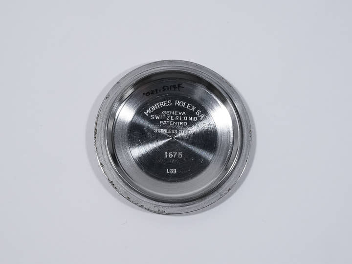 ロレックス GMTマスター Ref.1675 ステンレススチール ブラック文字盤 オイスターブレスレット