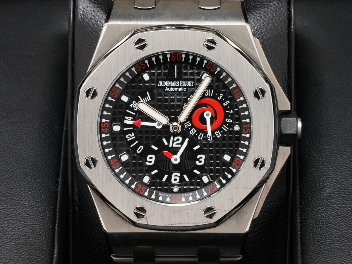 Audemars Piguet Royal Oak Offshore Alinghi Ref.25995IP.OO.1000TI.01 TI Black Dial Used 6u3i6hty
