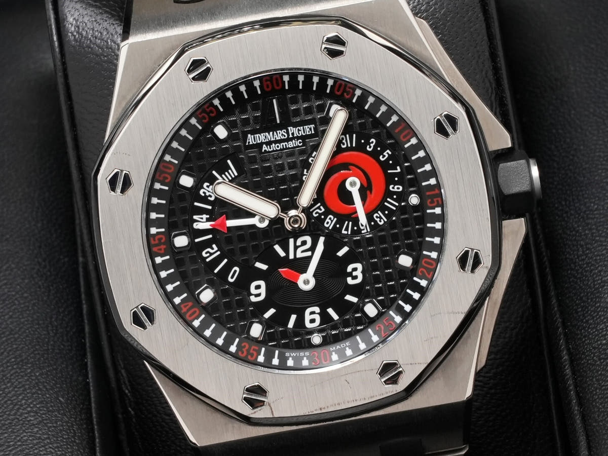 Audemars Piguet Royal Oak Offshore Alinghi Ref.25995IP.OO.1000TI.01 TI Black Dial Used 6u3i6hty