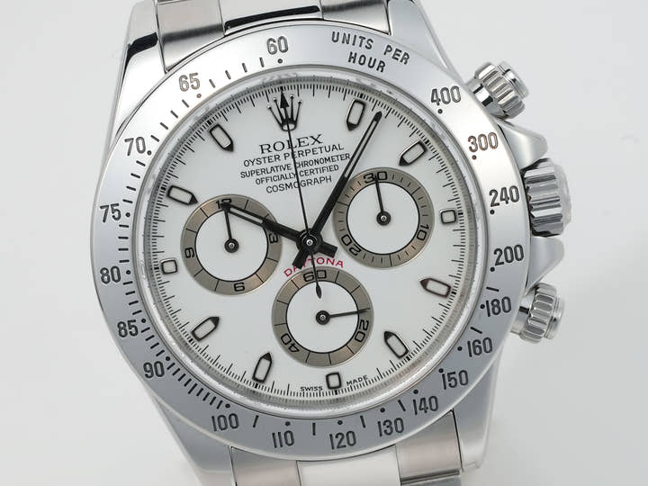 ロレックス デイトナ Ref.116520 ステンレススチール ホワイト文字盤