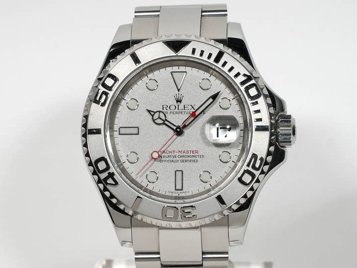 Rolex Yacht-Master 40 Ref. 16622 Stainless Steel/Platinum, Rolessium dial, pre-owned.  (yp2hkq47 appears to be an internal reference number and not part of the product description)