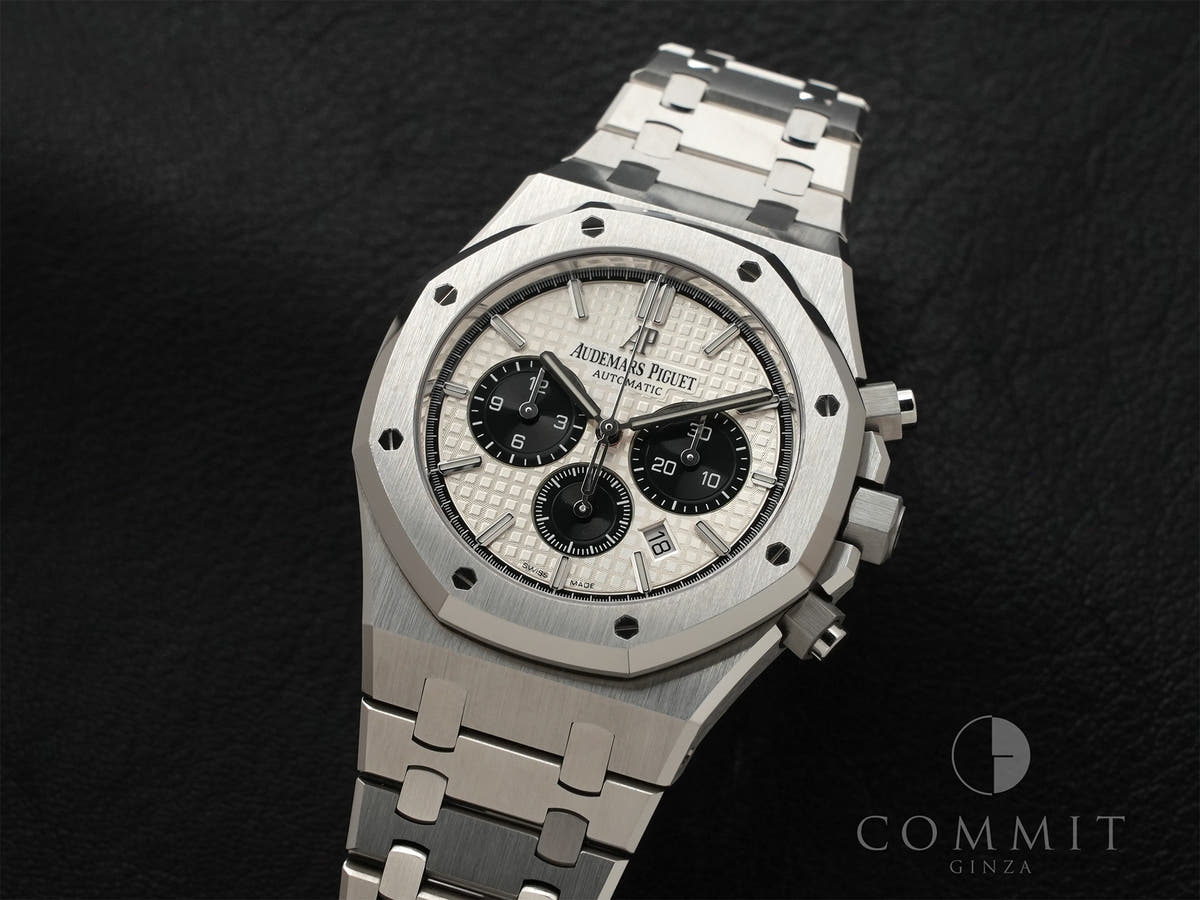 オーデマピゲ ロイヤルオーク クロノグラフ Ref.26331ST.OO.1220ST.03 シルバー文字盤 美中古 qvz9f4en