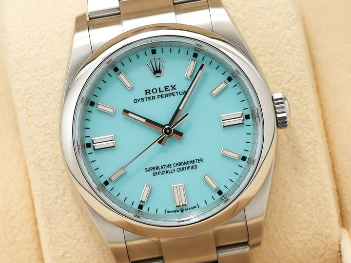 Rolex Oyster Perpetual 36 Ref. 126000 Stainless Steel Turquoise Dial