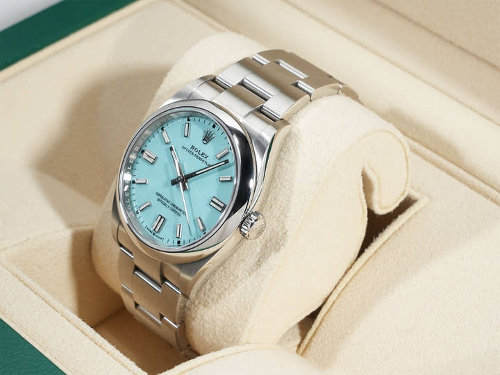 Rolex Oyster Perpetual 36 Ref. 126000 Stainless Steel Turquoise Dial