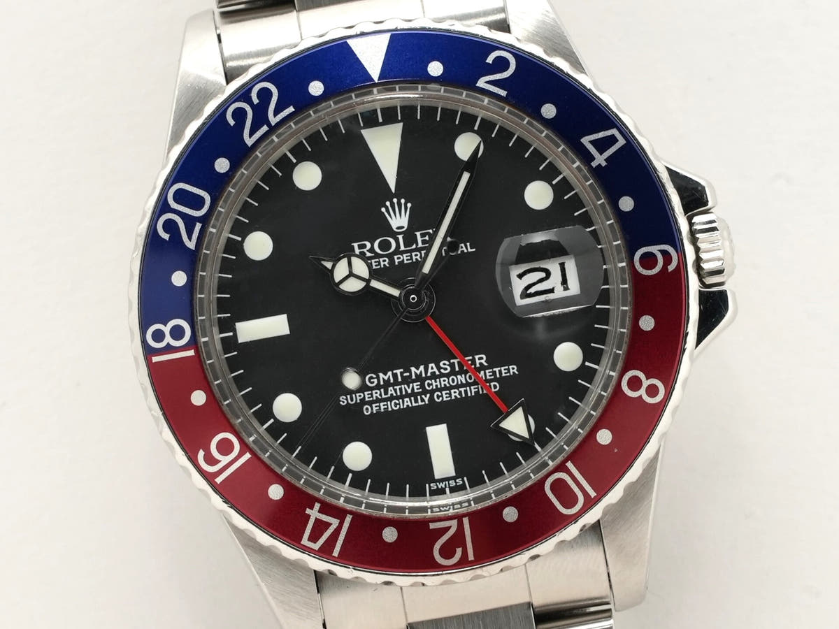 ロレックス GMTマスター Ref.1675 ブラック文字盤 中古 e48oktsi
