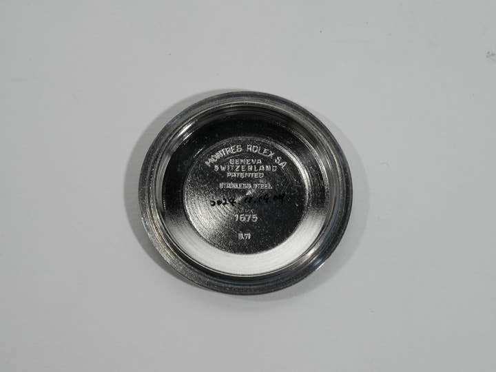 ロレックス GMTマスター Ref.1675 ステンレススチール ブラック文字盤 オイスターブレスレット