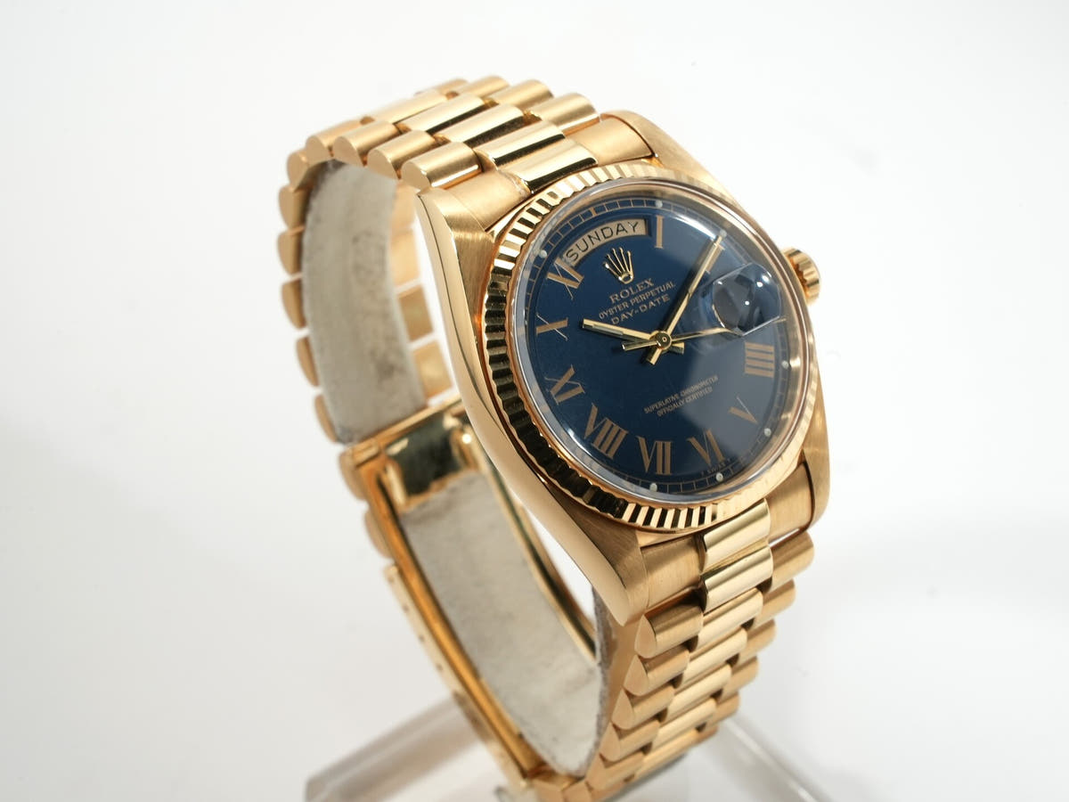 ロレックス デイデイト36 Ref.1803/8 ブルー文字盤 中古 qjhcgqar