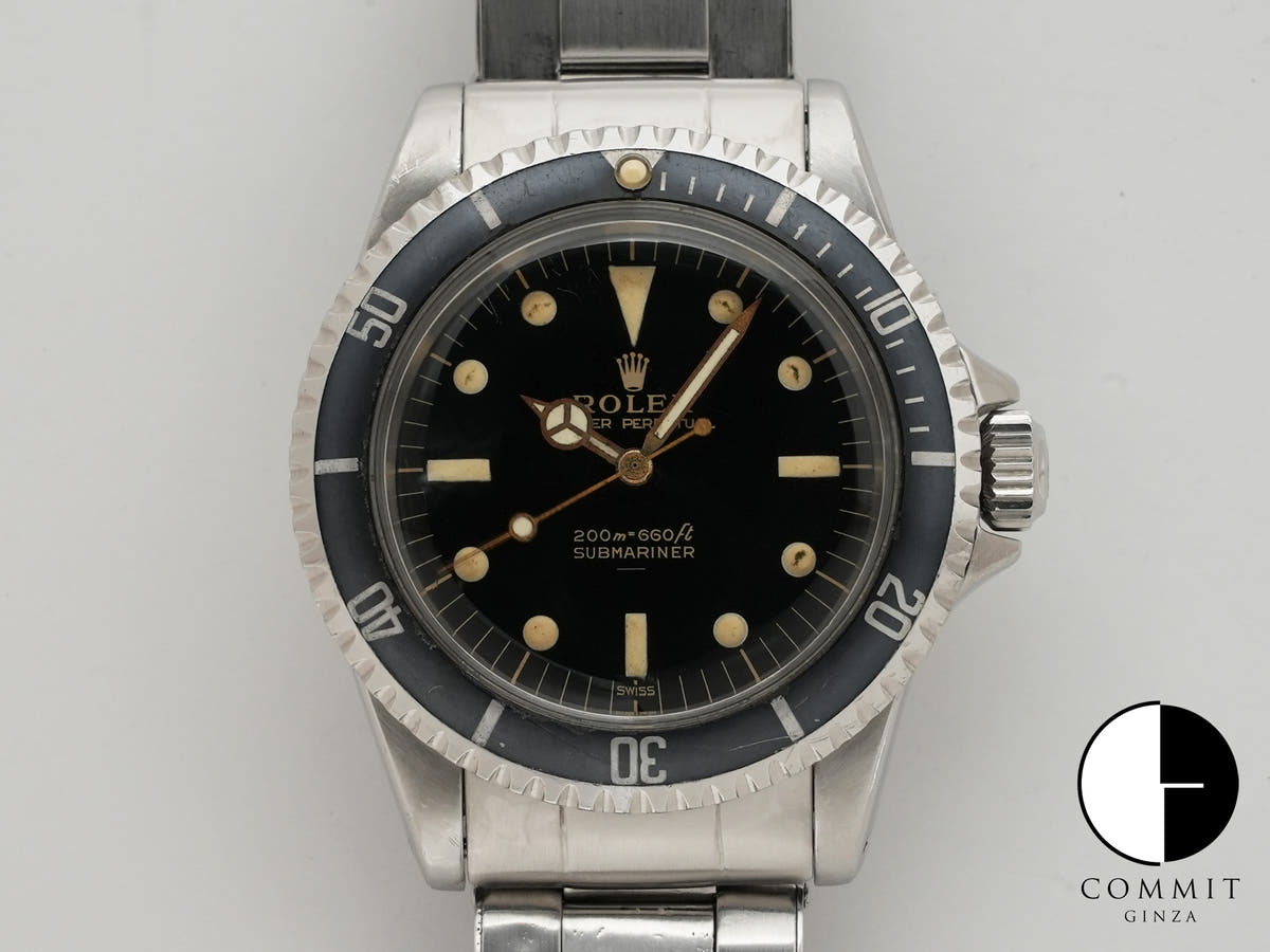 ロレックス サブマリーナー Ref.5513M SS ブラック文字盤 中古 3nexrdcr