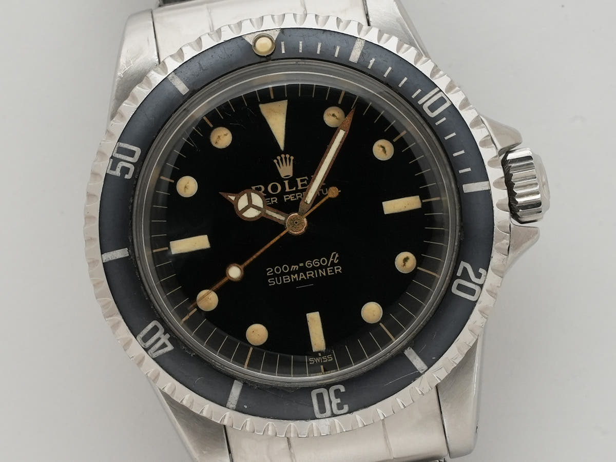 ロレックス サブマリーナー Ref.5513M SS ブラック文字盤 中古 3nexrdcr