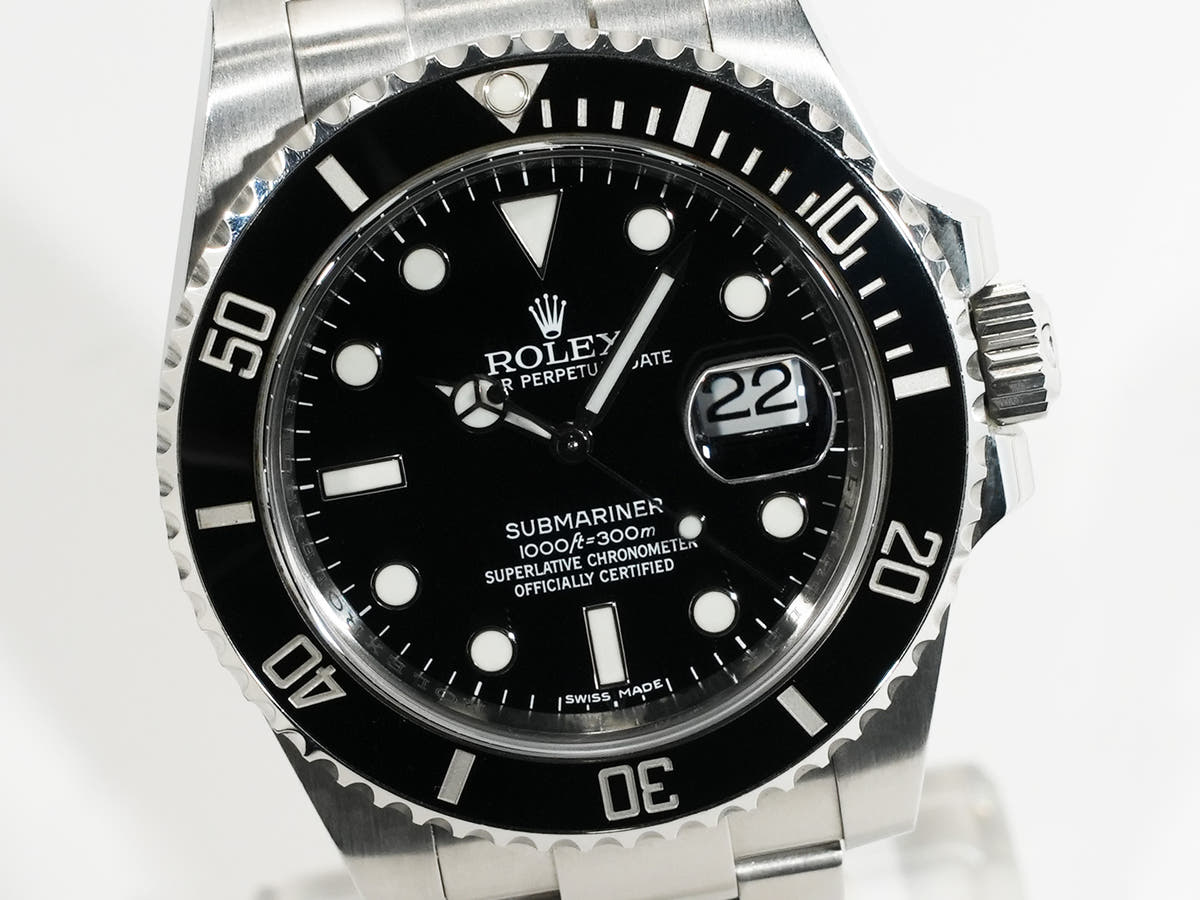ロレックス サブマリーナー デイト Ref.116610LN ブラック文字盤 中古 txcyybop