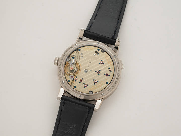 A.ランゲ＆ゾーネ ランゲ1 Ref.191.028 ダークブルー文字盤 美品 axtchpmh