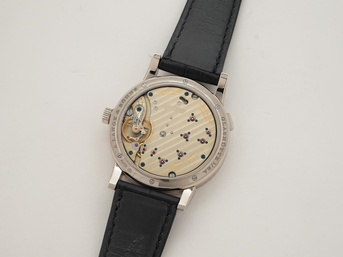 A.ランゲ＆ゾーネ ランゲ1 Ref.191.028 ダークブルー文字盤 美品 axtchpmh