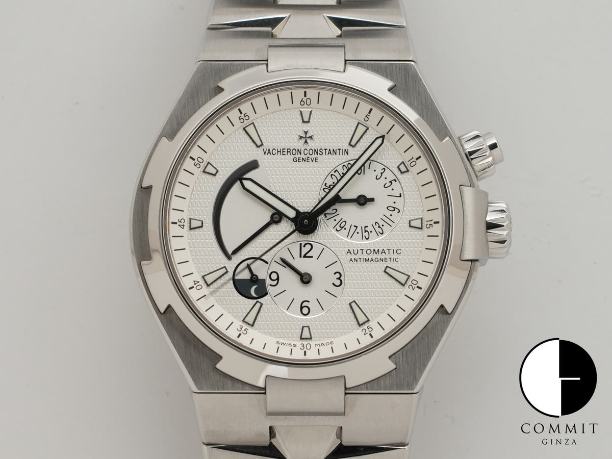 Vacheron Constantin Overseas Dual Time Ref. 47450/B01A-9226 SS Silver Dial, Pre-owned (Excellent Condition)  8uq9n4pa