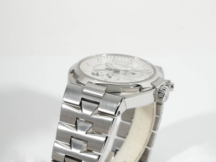 ヴァシュロンコンスタンタン オーヴァーシーズ デュアルタイム Ref.47450/B01A-9226 ステンレススチール シルバー文字盤 美中古 8uq9n4pa