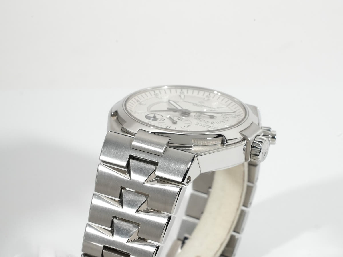 Vacheron Constantin Overseas Dual Time Ref. 47450/B01A-9226 SS Silver Dial, Pre-owned (Excellent Condition)  8uq9n4pa