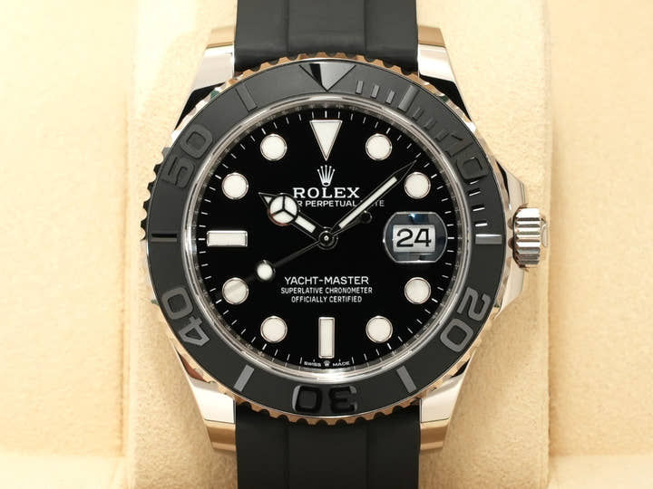 Rolex Yacht-Master 42 Ref. 226659 White Gold Black Dial