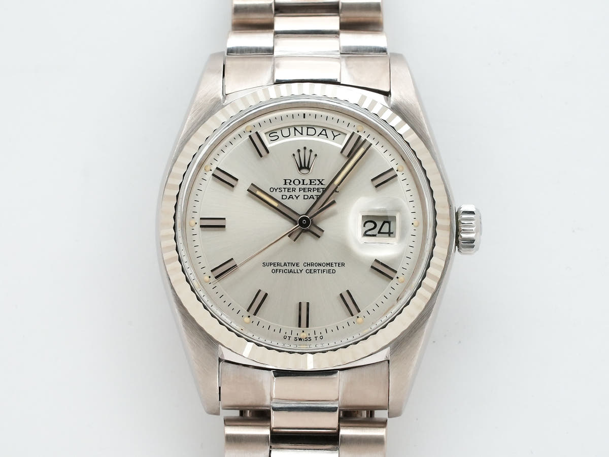 ロレックス デイデイト36 Ref.1803 シルバー文字盤 中古 dh755tj3