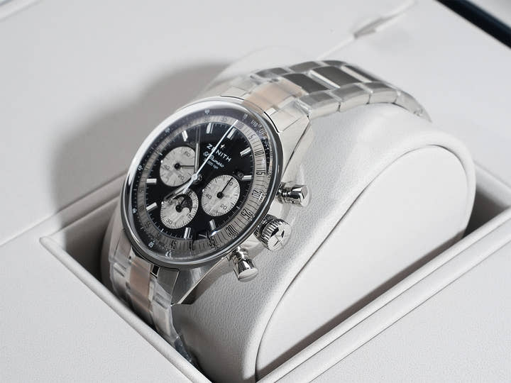 ゼニス クロノマスター オリジナル トリプルカレンダー ホディンキー エディション Ref.03.3401.3610/21.M3200 ブラック文字盤 新品 av89hq4f