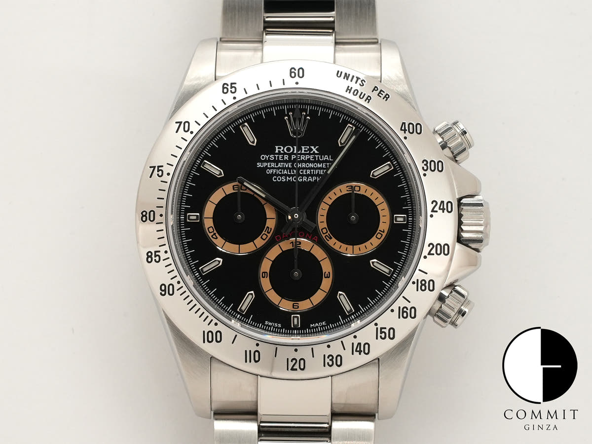 ロレックス デイトナ エルプリメロ Ref.16520 ブラック文字盤 中古 2v3ka66k