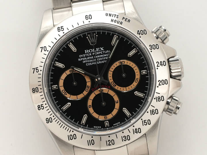 ロレックス デイトナ エルプリメロ Ref.16520 ステンレススチール ブラック文字盤