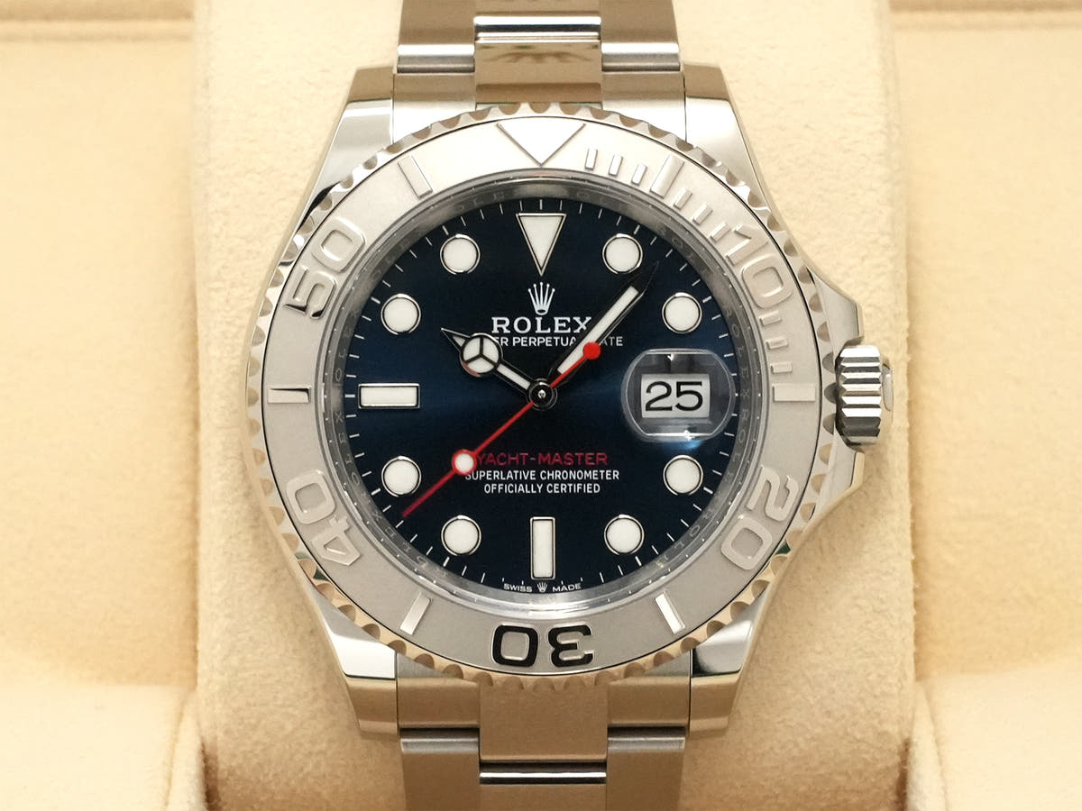 ロレックス ヨットマスター40 Ref.126622 SS/PT ブライトブルー文字盤 美品 bjnvkwoy