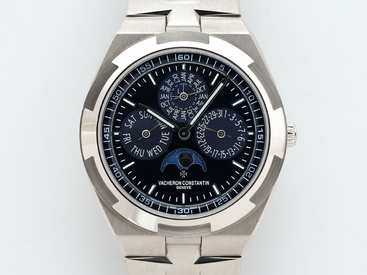 Vacheron Constantin Overseas Extra Flat Perpetual Calendar Ref.4300V/220G-B945 18KWG Blue Dial Used xtipjjea