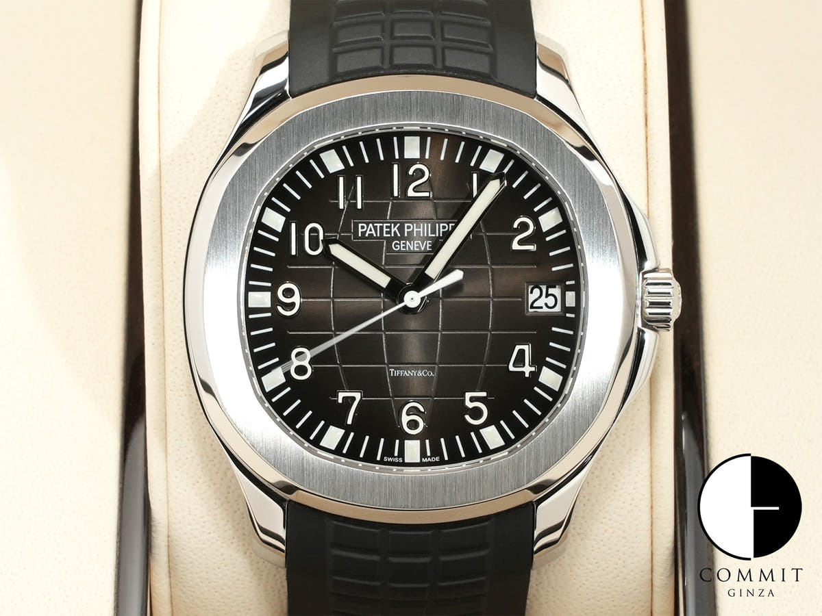 パテックフィリップ アクアノート TIFFANY&CO. Ref.5167A-001 ブラック文字盤 中古 yor3536b