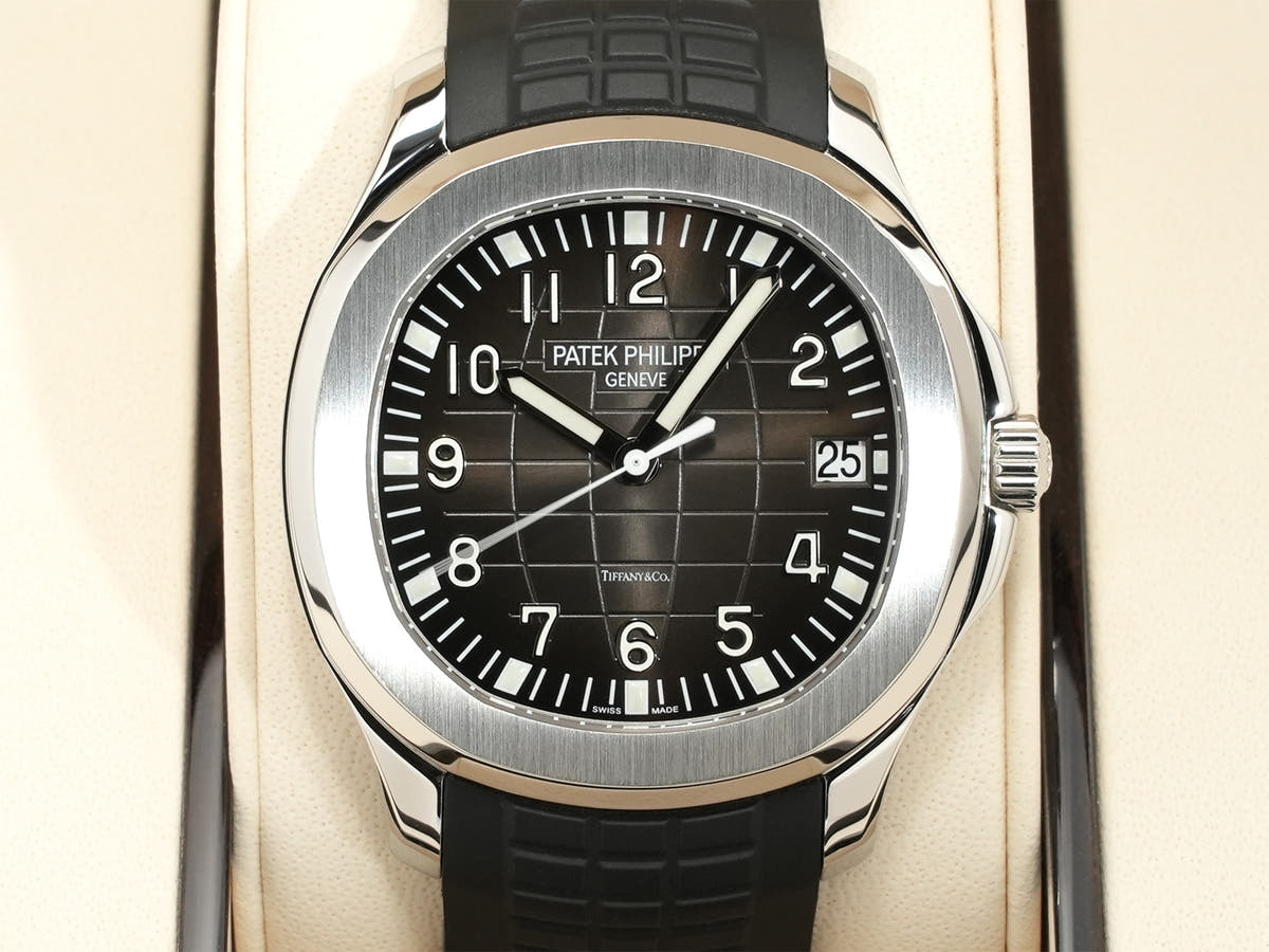 パテックフィリップ アクアノート TIFFANY&CO. Ref.5167A-001 ブラック文字盤 中古 yor3536b