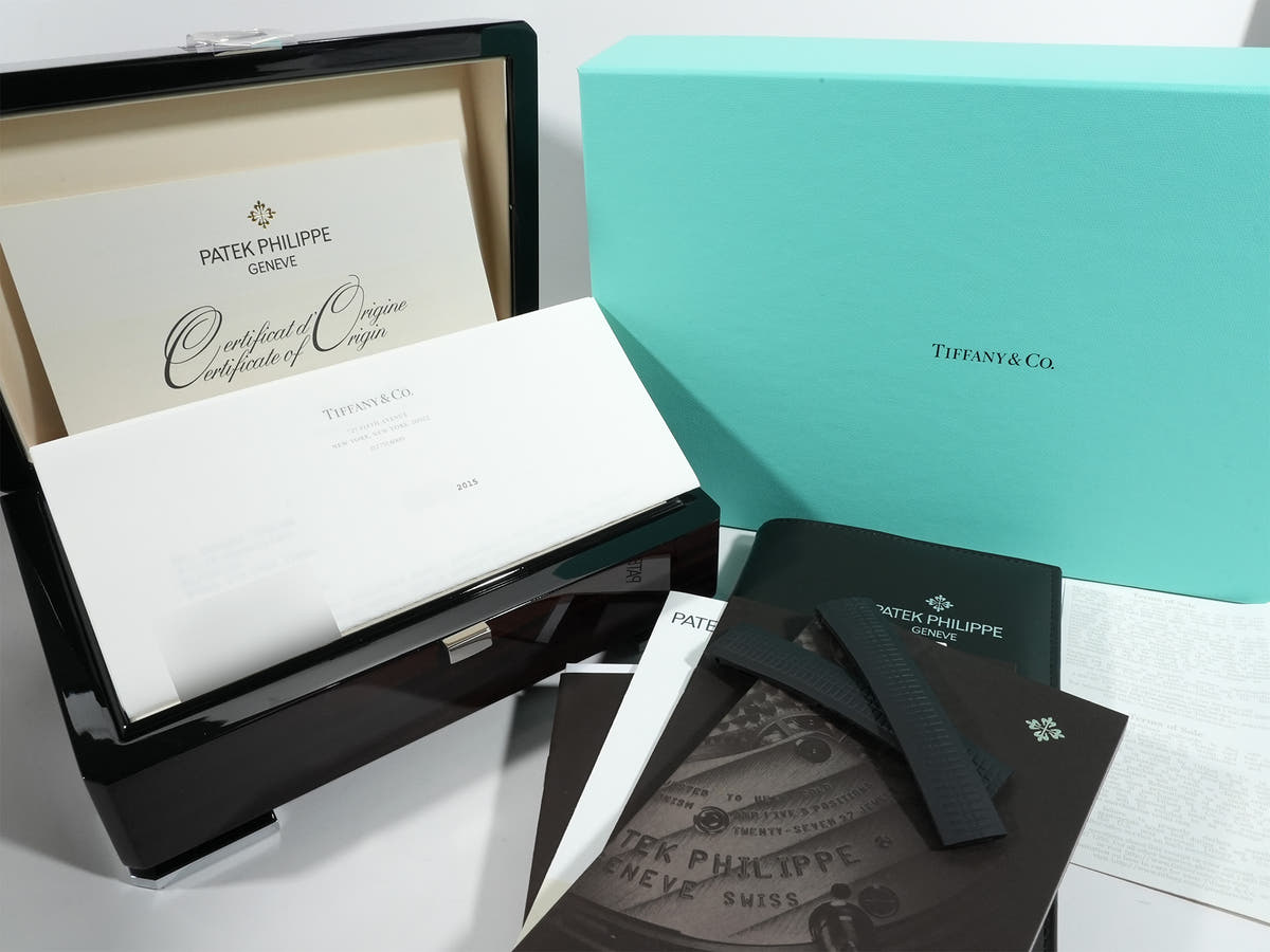 パテックフィリップ アクアノート TIFFANY&CO. Ref.5167A-001 ブラック文字盤 中古 yor3536b