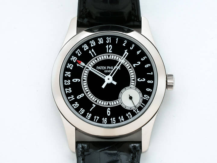 Patek Philippe Calatrava Ref. 6006G-001 White Gold Black Dial