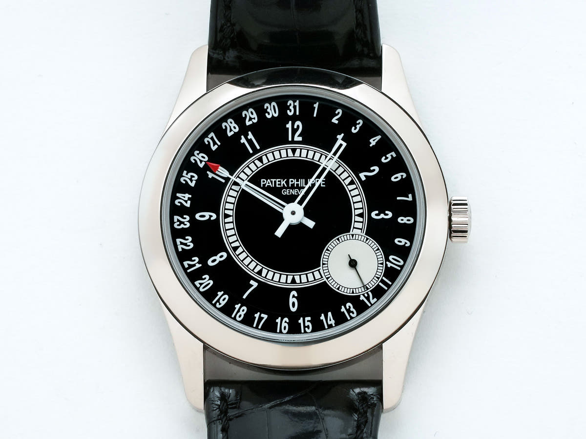 Patek Philippe Calatrava Ref.6006G-001 Black Dial Used t96m3jii