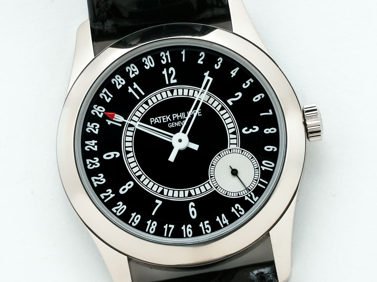 Patek Philippe Calatrava Ref.6006G-001 Black Dial Used t96m3jii