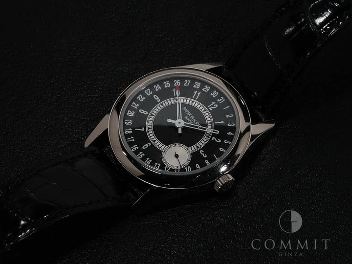 Patek Philippe Calatrava Ref. 6006G-001 White Gold Black Dial