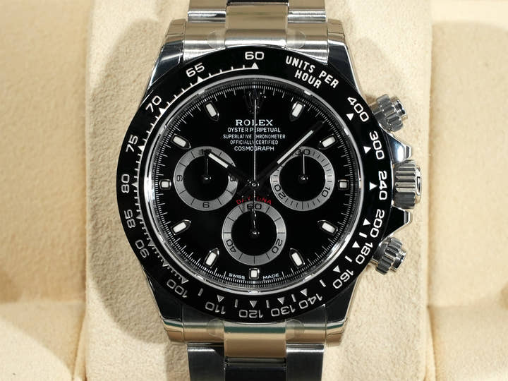 ロレックス デイトナ Ref.116500LN ステンレススチール ブラック文字盤