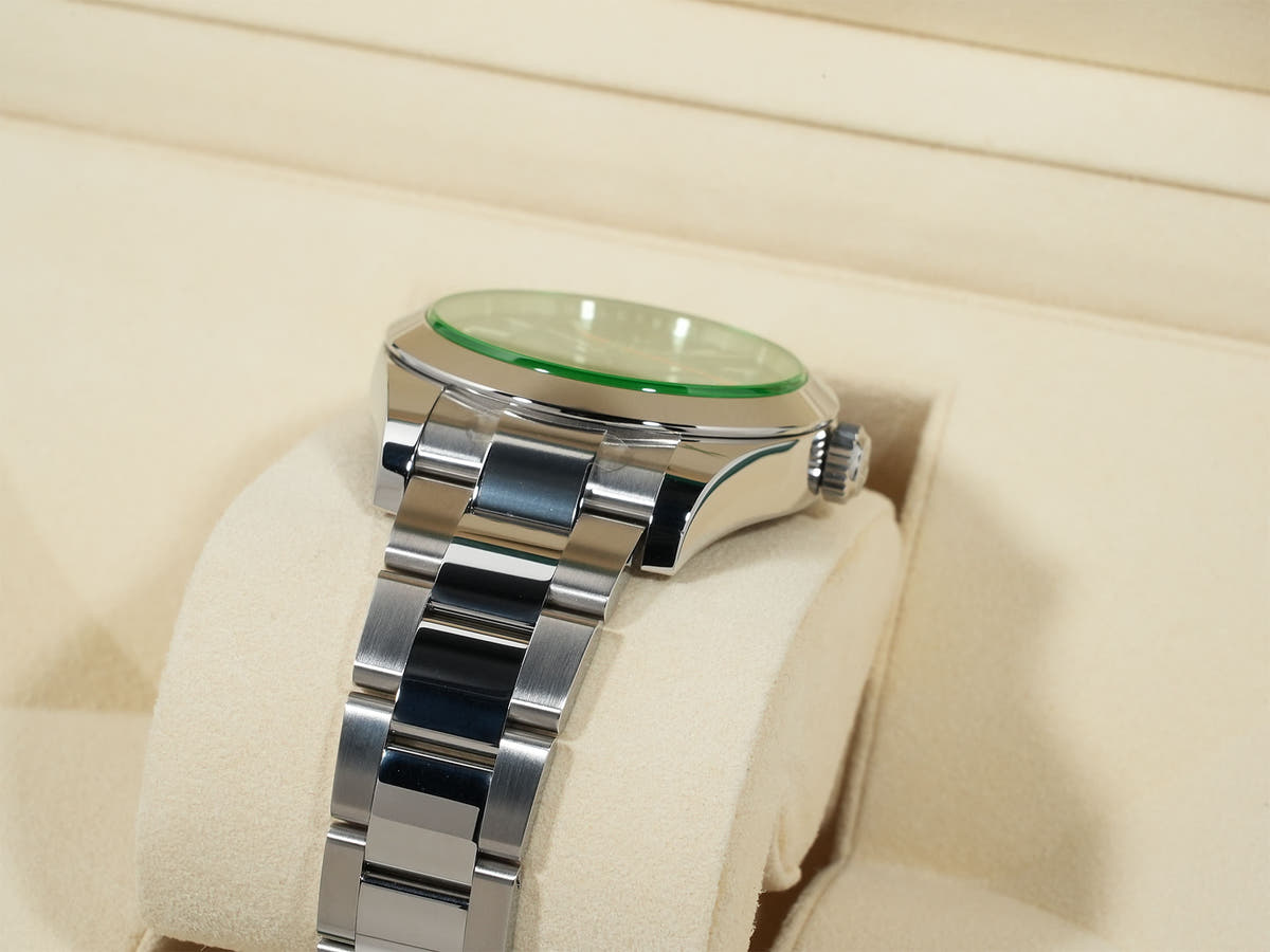 ロレックス ミルガウス Ref.116400GV Zブルー文字盤 美品 b59tc9fk