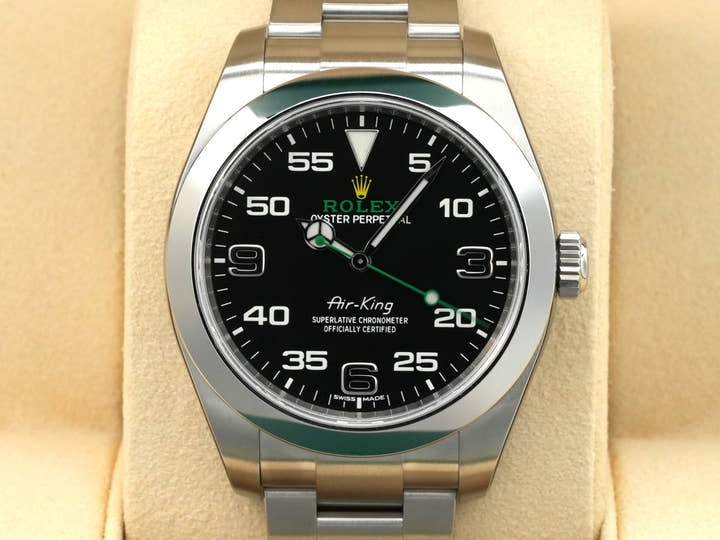 ロレックス エアキング Ref.116900 ステンレススチール ブラック文字盤
