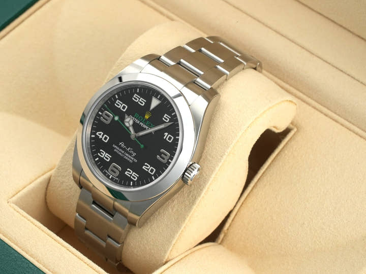 ロレックス エアキング Ref.116900 ステンレススチール ブラック文字盤