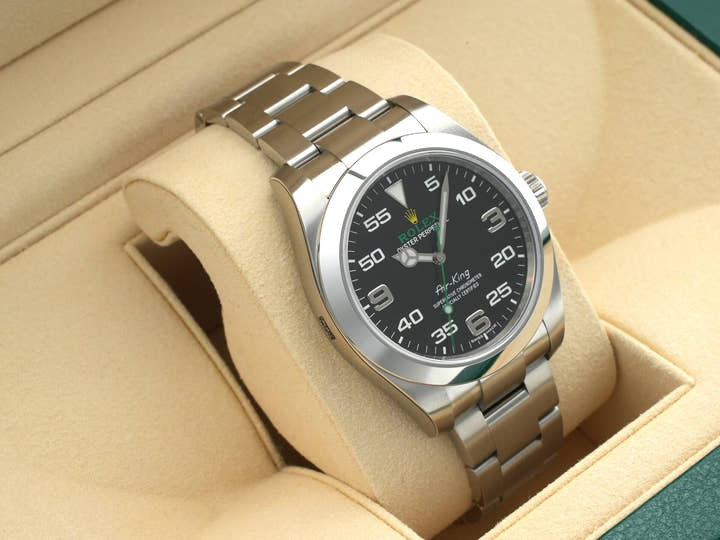 ロレックス エアキング Ref.116900 ステンレススチール ブラック文字盤