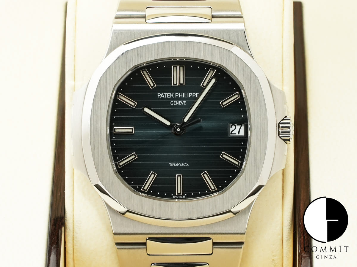 パテックフィリップ ノーチラス TIFFANY&CO. Ref.5711/1A-010 ブルー文字盤 美中古 ncpa2noj