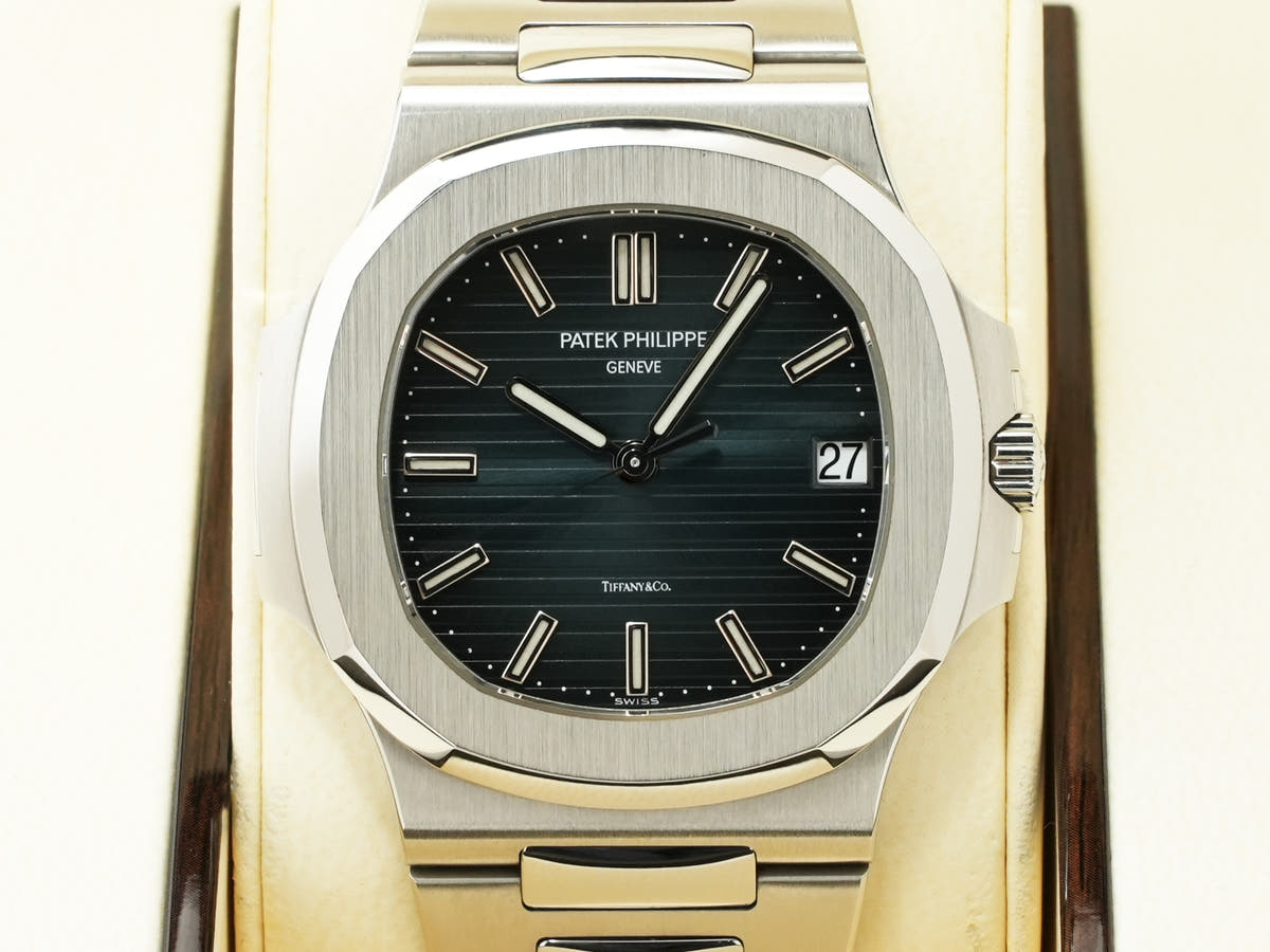 パテックフィリップ ノーチラス TIFFANY&CO. Ref.5711/1A-010 ブルー文字盤 美中古 ncpa2noj
