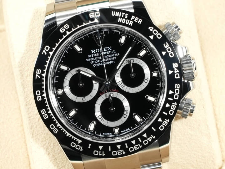 ロレックス デイトナ Ref.116500LN ステンレススチール ブラック文字盤