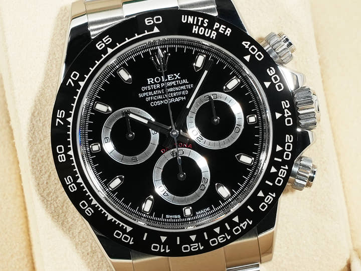 ロレックス デイトナ Ref.116500LN ステンレススチール ブラック文字盤
