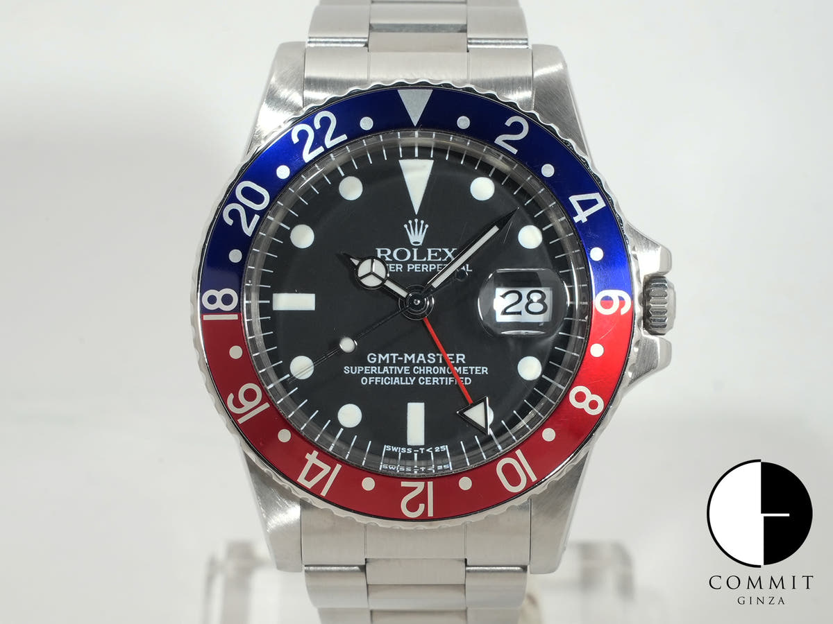 ロレックス GMTマスター Ref.1675 ブラック文字盤 中古 qqu2rgfg