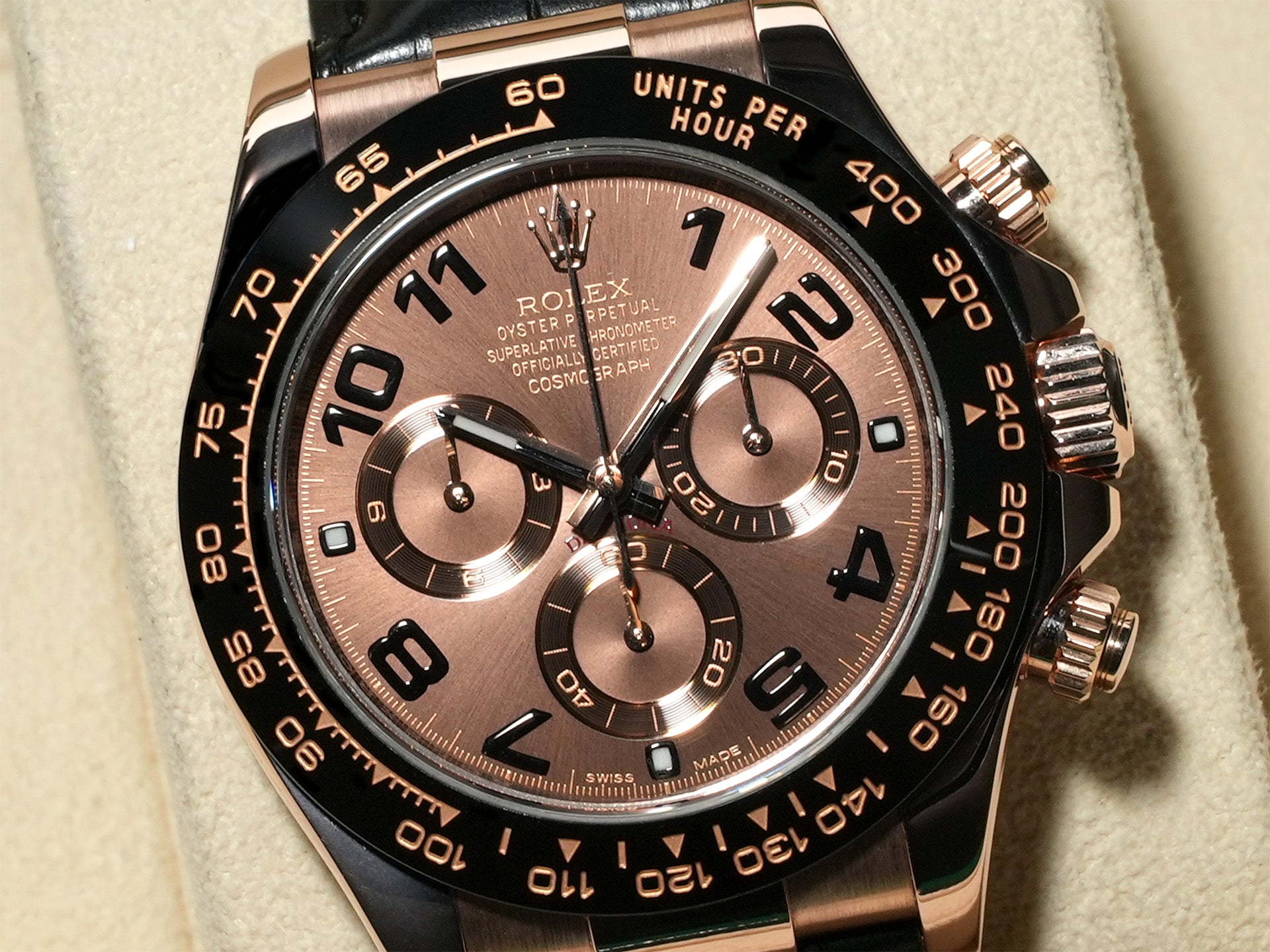 〇純正 ROLEX DAYTONA 116515LN クロコダイル YZ5195