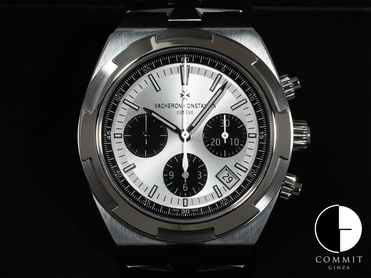 Vacheron Constantin Overseas Chronograph Ref.5520V/210A-B686 Silver Dial Very Good Condition w3ttcj8g